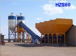 HZS60 concrete batching plant-belt