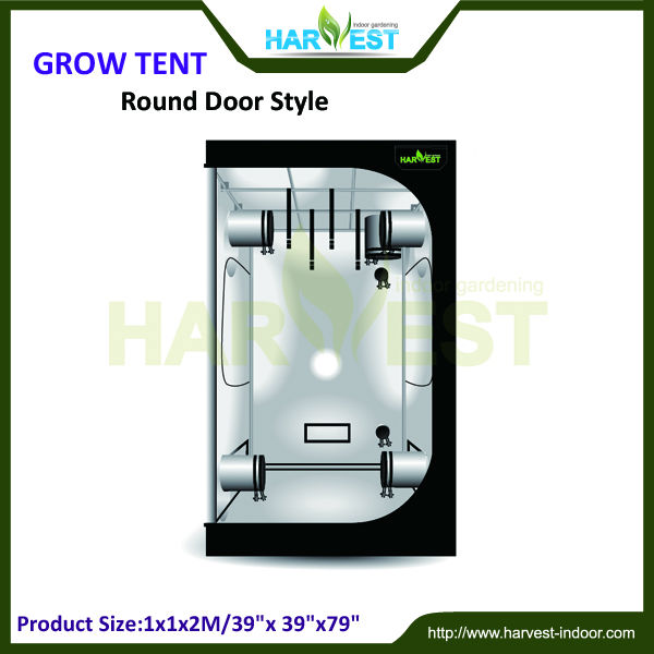 Harvest 600S100 grow tent is the foundation of a completely self-contained indoor garden, featuring a lightweight, durable, washable interior reflective lining. The frame supports up to 90 pounds of lighting, ventilation or other equipment, and every unit has access ports that accommodate ducting or other equipment. Harvest grow tent can be assembled without tools, in minutes, by one person, and collapse just as quickly for storage.