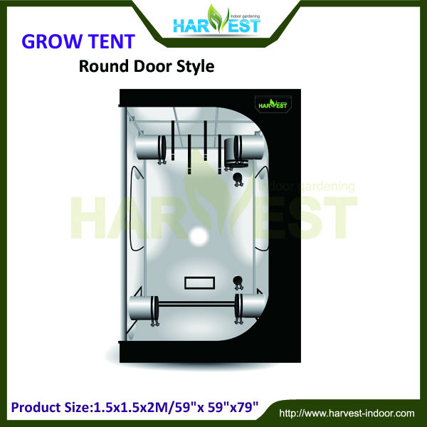 Harvest 600R150 grow tent is the foundation of a completely self-contained indoor garden, featuring a lightweight, durable, washable interior reflective lining. The frame supports up to 90 pounds of lighting, ventilation or other equipment, and every unit has access ports that accommodate ducting or other equipment. Harvest grow tent can be assembled without tools, in minutes, by one person, and collapse just as quickly for storage.