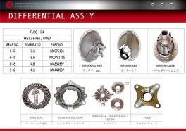 differentail assy gear set - truck parts