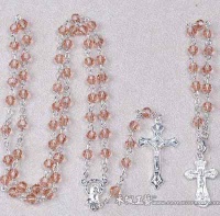 Crystal Rosary Set,Saints Rosary Bracelet, Religion Goods