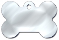blank stainless steel dog tag