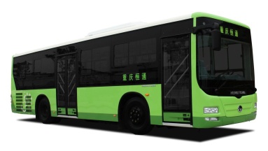 Big city bus diesel engine bus