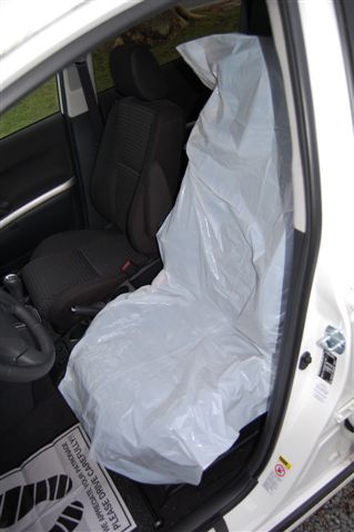 PE disposal car seat cover