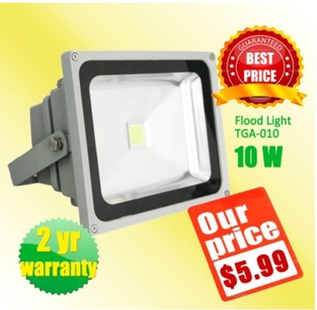 Best seller of LED flood lights, Cemdeo 10W flood light only 5.99 USD! 3 years guarantee!