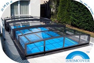 polycarbonate pool cover fence,swimming cover,pool protecting cover,safety cover for pool,swimming pool polycarbonate fence