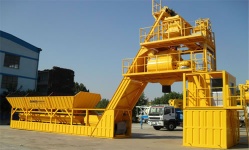 footless containerized concrete batch plant