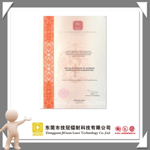 printing and design compositive security anti counterfeit certificate