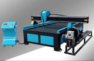 3 Axis CNC Plasma Cutting Machine with Rotary Device for Steel Plate and Pipe - JSP-1530C