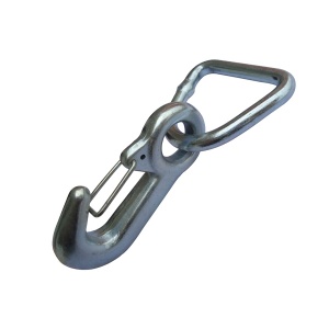 Eye Hook with 34mm D Ring, 6,600lbs - HK8-D