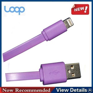 Flat usb cable for iphone 5 cable/Dongguan made for iphone 5 usb cable high quality