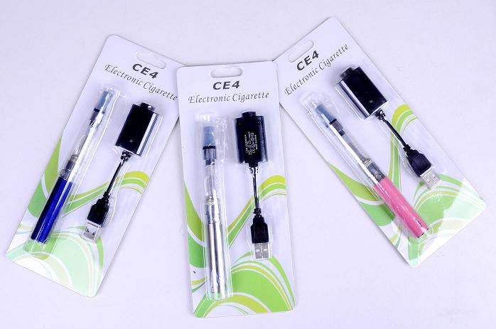 Popular electronic cigarette eGo-CE4 with blister card packaging