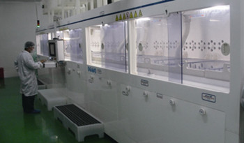 picture of silicon wafer wet etching & washing machine