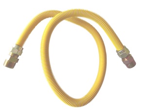 Yellow-Coated & Stainless steel Flexible Gas Connectors
