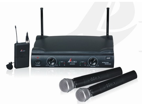 UHF Dual-Channel Wireless Microphone