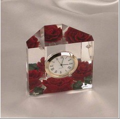acrylic crafts/crystal rose display/table gifts