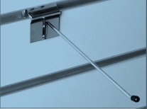 metal display accessory,slatwall wire straight arm