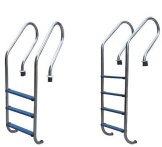 The stainless steel ladder