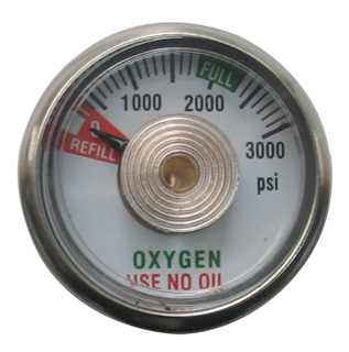 Oxygen gauge for Oxygen regulator