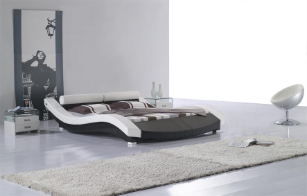 itay modern leather bed frame