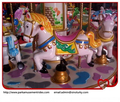 6 seats carousel horse