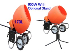 portable concrete mixer with 6cuft poly drum