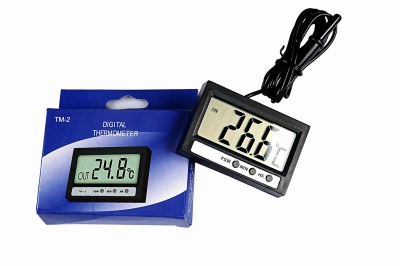 Big screen digital thermometer with clock function TM-2