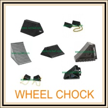 rubber wheel chock for heavy duty truck
