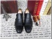 SKP05-Handmade Genuine Leather Mens Monk Straps Color Blackshoe