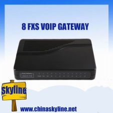 8 fxs port voip ata gateway,HT882,support sip and H.323