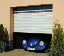 Automatic roller garage door