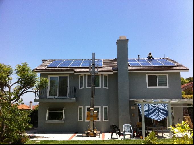 solar power on roof
