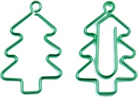 Christmas tree shaped clip