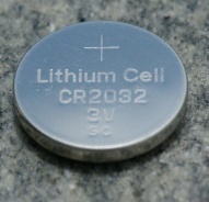CR2032 3v lithium button cell