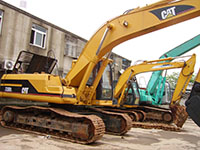 used cat 320B track excavator