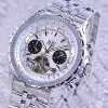 Hot quality mechanical stainless steel watch