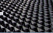Black geocell for slope protection with HDPE/PP material