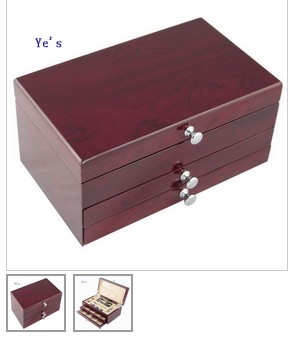 high gloss finish wooden jewelry box