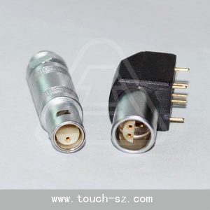 LEMO radiomic connector type 0S cable connector, 4 pin male