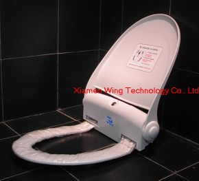auto-opening toilet seat toilet paper cover