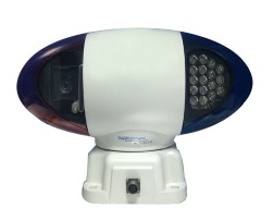 CCTV Security Vehicle-Mounted High Speed Dome PTZ Camera with Alarm & Flashing Light