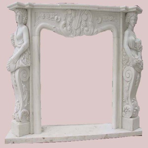 Marble stone carving fireplaces