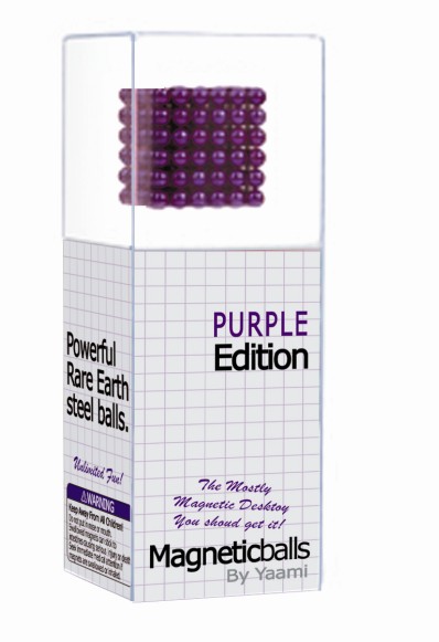 Purple Magnet Balls