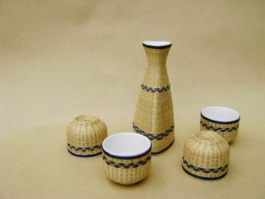 Porcelain Bamboo Wine container