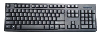 cheap standard USB keyboard with 104/105/107/108 keys