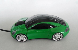 Wired porsche car shape gift computer optical mouse with USB port