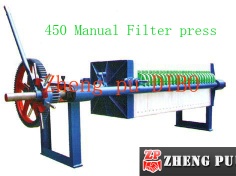 Manual compact filter press series 450