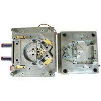 Injection mould for plastic part