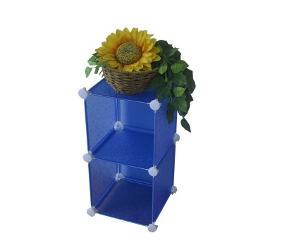 Disassembled 2-boxes Plastic Storage Cubes - NC-R2001-3