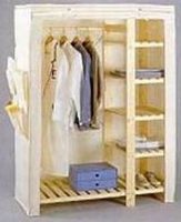 DIY solid wood wardrobe